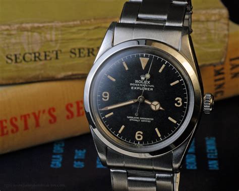 ian fleming rolex explorer matt dial|Rolex explorer 1016.